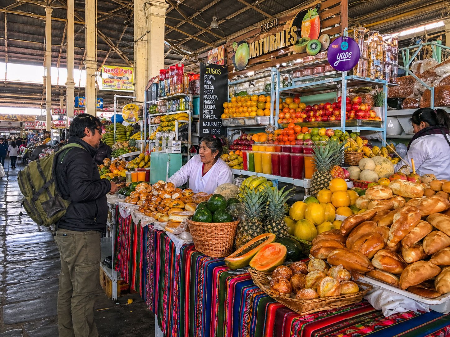 Que hacer en Cusco  Visita el Mercado de San Pedro