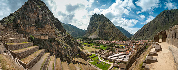 panoramic Fortress of Ollantaytambo