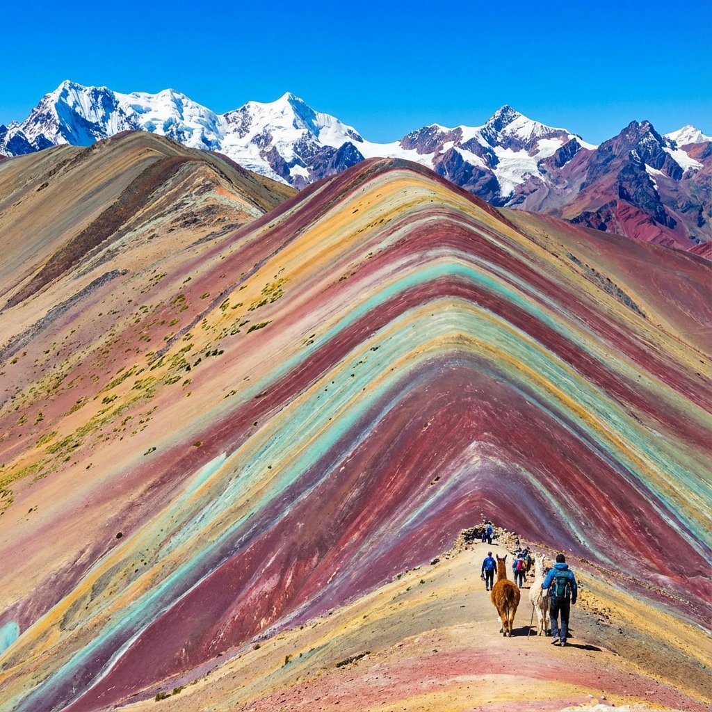 Vinicunca Rainbow Mountain