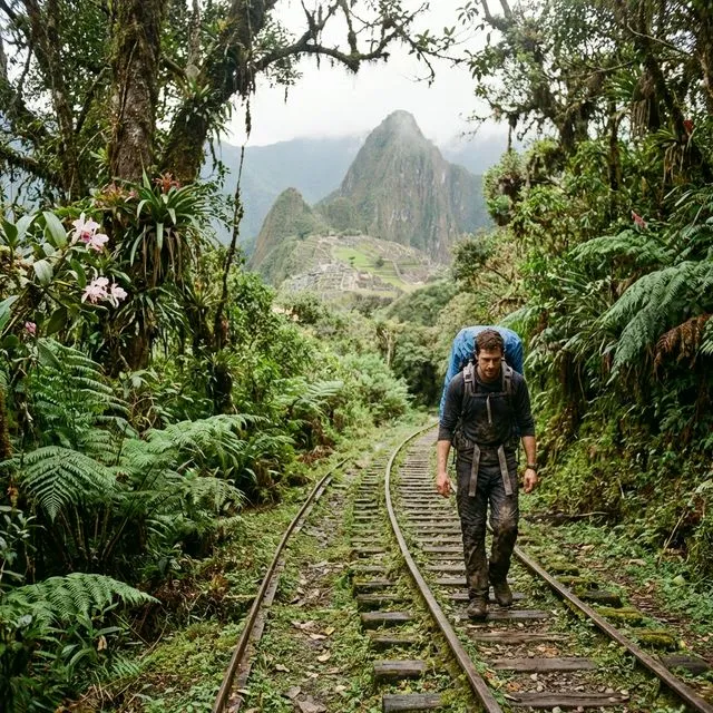 Caminata por la ruta amazónica hacia la ciudadela por Hidroeléctrica